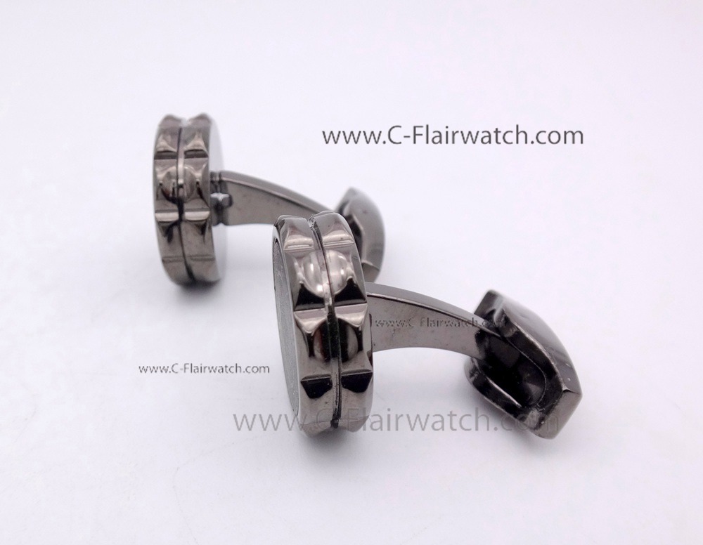 All Black Montblanc Cufflinks - Best Replicas